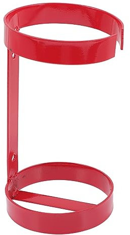 Gadpiparty Supporto per Estintore in Metallo per Veicoli e Casa, Staffa Verticale Resistente alla Ruggine, Montaggio Sicuro per Estintore Rosso da 2kg
