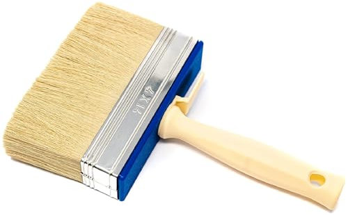 La zappa Deckenbürste, Pinsel mit blonden Borsten zum Bemalen (1, 50 mm x 150)