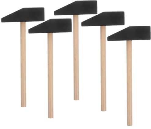 HANABASS Mini Wooden Hammer Toy for Kids Safe Creative Diy Mallet Educational Play Enhances Hand Eye Coordination and Imagination for Birthday Party and Home