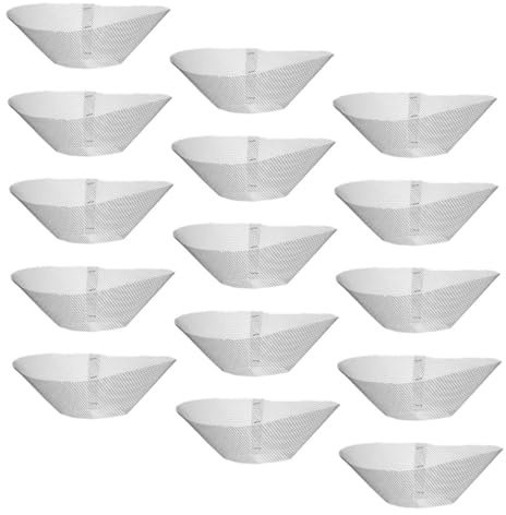 KOCKSHION 15pcs Cooker Hood Mesh Filters Stainless Steel Ventilation Grease Filter for Kitchen Exhaust High Performance Oil Catcher Net for Range Hood Accessories