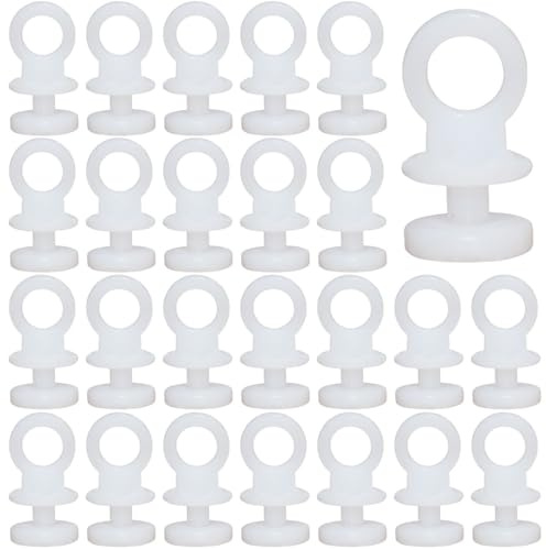 JYNXOR 100 Pcs Gganchos Cortinas Riel De 9 Mm, Enganches Cortinas, Deslizadores De Cortina Universales Para Colgar, Gancho Cortina Carril De Plástico, Accesorios Para Cortinas De Ducha