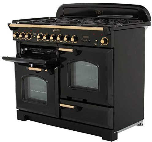 Rangemaster CDL110ECCY/C Freestanding A Rated Electric Range Cooker -Cranberry/Chrome