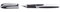 Schneider 168449 Ray Füller (Linkshänder, inkl. Standard Tintenpatrone königsblau) weiß/dunkelgrau