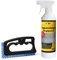 WILPEG Fugenreiniger 500ml KingSpezial | Fliesenfugen | Fugenspray | Fugenreinigung für Bad, Küche uvm. (500ml + Fugenbürste schwarz)