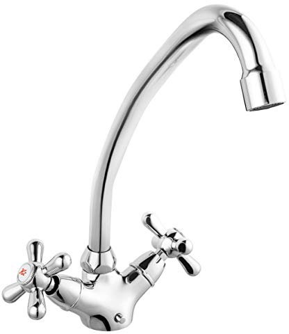 Saniworld Nostalgie Spültischarmatur Küchenarmatur Armatur Wasserhahn Spüle Küche Retro Chrom