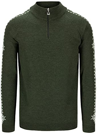 Dale of Norway Geilo Men’s Sweater 100% Soft Merino Wool Pullover Quarter Zip