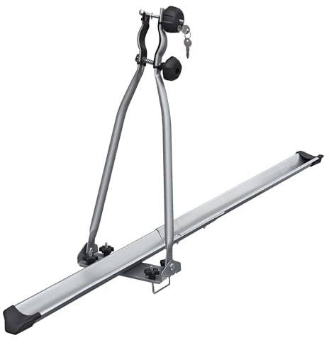 Menabo Fahrradträger Huggy Dachfahrradträger kompatibel mit 1 Fahrrad bis 15kg TÜV Stahl