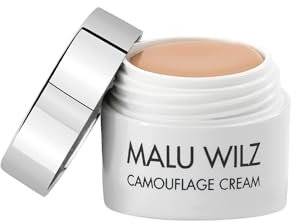 Malu Wilz Camouflage Cream Nr. 16 Warm Cappuccino 6g I Camouflage Make up stark deckend I Wasserfeste Concealer Creme für jeden Hauttyp I Zum Abdecken von Tattoos und Hautanomalien
