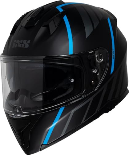 IXS iXS217 2.0 Helm, schwarz matt/blau, XS (53/54)