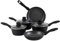 Russell Hobbs RH02814EU7 Metallic Marble Cooking Pan Set - Non-Stick 5 Piece Kitchen Cookware, 20/24cm Frying Pans, 16/18/20cm Saucepans, Tempered Glass Lids with Steam Vents, Induction Hob Suitable
