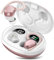 QXQ Écouteurs Bluetooth de Sport Intra-Auriculaires sans Fil Bluetooth 5.3, 60 Heures d'autonomie, avec étui de Charge, Affichage LED, écouteurs étanches IPX7, Comfort Fit, HiFi stéréo, Pink