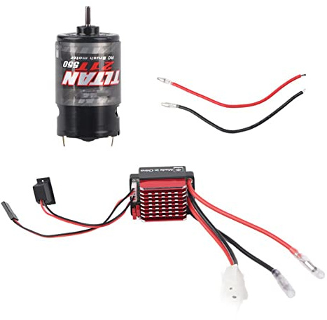 SUNGOOYUE BILL-X60 60A/360A Motor för Motorborstning för Bil RC, LIPO 2-3 eller 5-9 NIMH-spänningsområde, 7.4V Nominell Spänning, för en Universell Bil 1/10 RC (21t)