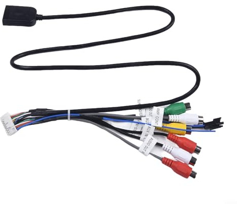 Adattatore per slot per schede Sims, cavo stereo per radio video per radio multimediale GPS 4G 20 pin connettore per auto da 12 V