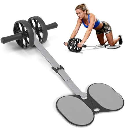 Bauchroller,bauchmuskeltrainer,Mit Kniescheiben Bauchtrainer,geeignet für Anfänger,Automatische Rebound-Bauchrolle,bauchtrainer für zuhause,für Männer und Frauen,Bauchmuskeltraining