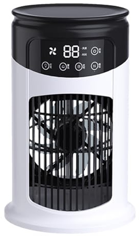 Cooler Fan,6 Speed Quiet USB Personal Air Cooler - Portable Ventilator Device for Indoor Outdoor Offices Garage Desk Floor Bedroom Home Camping