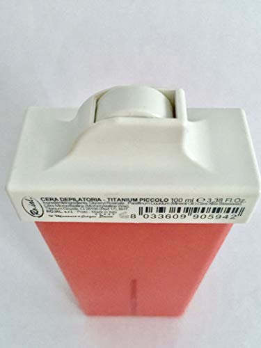 Ro.ial Wachspatrone mit schmalem Roll-On-Kopf - für Oberlippen und Augenbrauenbereich - sehr zarte Haut - Made in Italien !