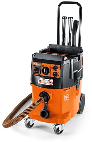 FEIN Nass-/Trockensauger Dustex 35 MX AC, Sauger zum Anschluss von Elektrowerkzeugen, vollautomatischer Filterabreinigung, Kabel mit Stecker 7.5 m, Max. Aufnahmeleistung 1380 W- Staubklasse M