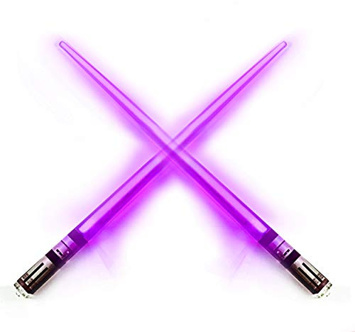 ChopSabers Lightsaber Led Light Up Chopsticks (1 Pair, Purple)