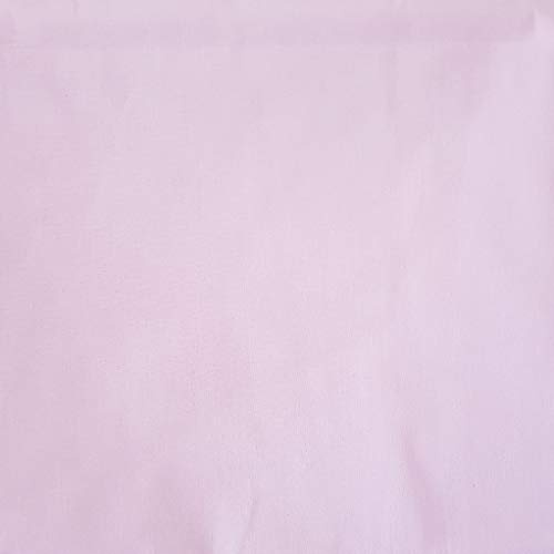 Pingianer 100% Baumwolle Uni Einfarbig Baumwollstoff Kinderstoff Meterware Handwerken Nähen Stoff (Rosa, 50x160cm (13,98/m))