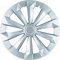 Set 4 copricerchi 14 Alulook Fame Silver