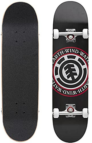 Skateboard Element Complete Skateboard Seal Logo 8.0 Inch Black - hochwertiges komplett Board