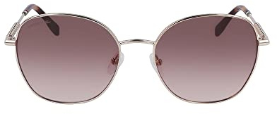 Lacoste Damen L257s Sunglasses, Light Gold, Einheitsgröße EU
