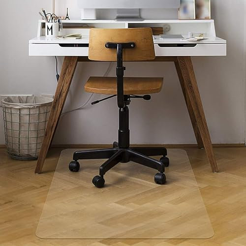 Rectangular Floor Protectors Mat for Chairs, Clear Chair Mat, Hard Floor Use 60x100cm 70x110cm 80x120cm 90x130cm 120x100cm Multi-Purpose Carpet Protector for Home and Office
