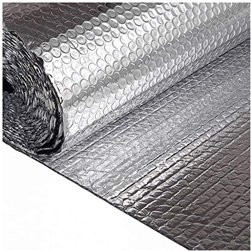 Isoliermatte Selbstklebend Isolierfolie Dämmfolie Thermofolie Dämmfolie Doppelte Alu Luftpolsterfolie Heizkörper Reflexionsfolie Kälteschutz Wärmehaltung Isolierungsfolie, für Fenster Auto Camping (S