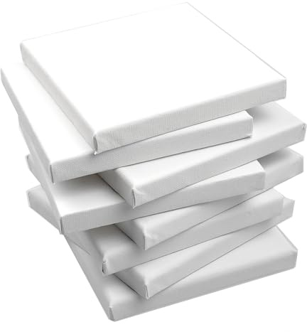 Keilrahmen Studienqualität/Leinwand Basic, mehrfach grundiert, 13x18 cm, 12 Stück