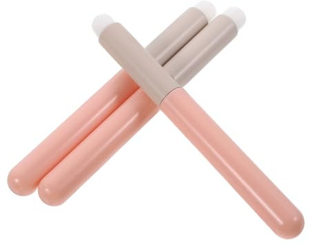 FRCOLOR 3stücke Teiliges Von Runden Lippenpinsel-applikatoren Für Makelloses Make-up Tragbare Lippenbürsten Für Lippenstift Und Lipgloss Ergonomisches Design Für Einfache Anwendung