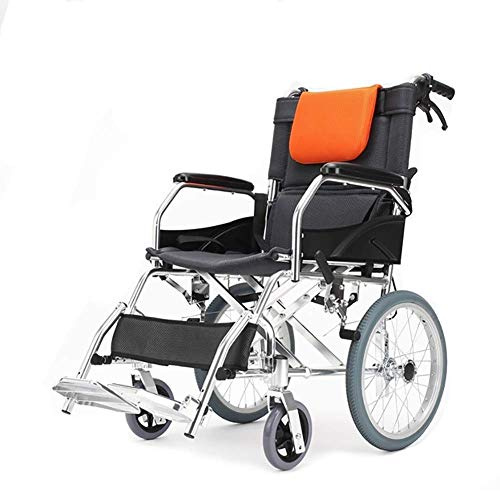 Fauteuil Roulant Pliable et Compact d'aide à la mobilité, Fauteuil Roulant électrique Pliable léger, Fauteuil Roulant motorisé, siège Amovible, siège de 45 cm de Large, Portable