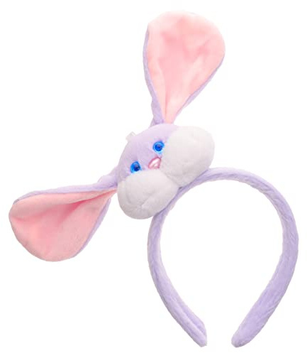 HONMEET Plüsch Hasenohren Haarreif Einheitsgröße Hasen Haarband für Mädchen Party Kostüm Frühlings Stirnband mit Weichem Material und Bequemer Passform