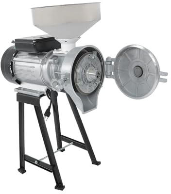 HOSTIC 3000W Wet Dry Electric Grain Mill with Funnel 110V Grain Grinder Machine for Cereals Corn Grain Wheat Feed Mill