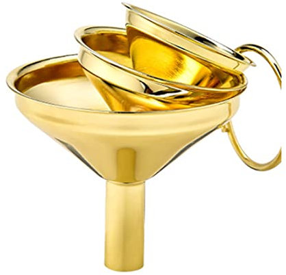 Confezione Da Cucina In Acciaio Inossidabile Alimentare Imbuto Metallo Per Uso In Cucina Olio Essenziale Vino Profumi Liquidi