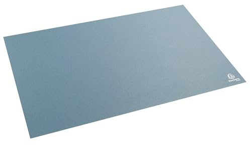 Exacompta - Ref. 60060D - Set med 8 stycken återvunna skrivbordsunderlägg i Autentik kartong - kompatibel med optiska och lasermöss - brett format med kort djup (57,5 x 37,5 cm)