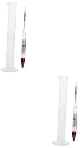 Healifty 2sätze Hydrometer Salzgehalt Messgerät Mit Messzylinder Für Aquarien Und Meerwasseranalyse Präzise Gravimeter Für Fischzucht Und Aquakultur