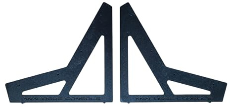 Acid Console Eurorack Desktop Ständer, 2x Behringer Edge, Crave, Spice oder Grind Synthesizer Halterung, 15° und 60° Winkel, Schwarz