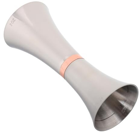 HEALEEP Wine Measuring Device Stainless Steel Jigger Measurement Tool Dual End Bartender Measure Shot Measure Cup for Cocktail Liquor Measuring Cup