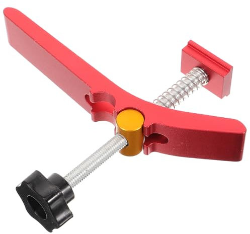 Hemobllo Track Clamp Für Holzarbeiten Einstellbare T-nut-zwinge Für Präzises Fixieren Von Vielseitig Einsetzbar Für Möbelbau Und -projekte Verbesserte Stabilität Und Einfache