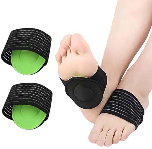 2 fasce per il piede,per il metatarso,per l'arco del piede,per fascite plantare,per il supporto del piede medio, per uomini e donne, per alleviare la fascite plantare e il dolore all'arco plantare