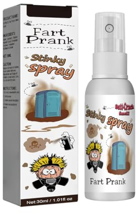UZEXYA 1 Piezas Spray Fetido, Fart Spray, Pedos Broma, Spray Líquido Para Pedos, Para Olor De Fiesta De Súper Broma Para Adultos