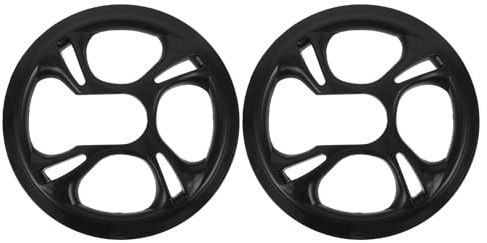 Cabilock 2 Stück Kettenblattschutz 42 Zähne Kurbelabdeckung aus Robustem Material Universeller Kurbelschutz für Singlespeed und Mountainbikes mit 5 Loch Befestigung Langlebiger