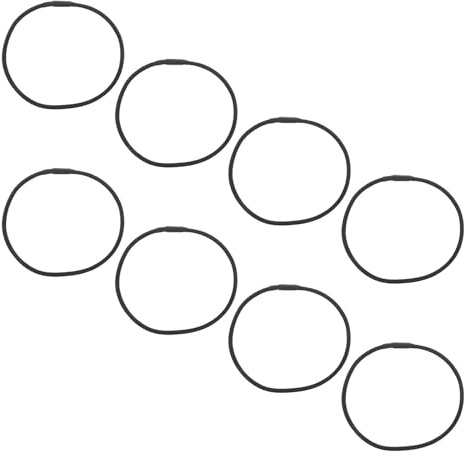 ABOOFAN 8pezzi Gomma Antiurto per Supporto Microfono Onda Elastici per Microfono Condensatore Anelli di Ricambio per Riduzione Vibrazioni Rumore Accessori per Registrazione Studio