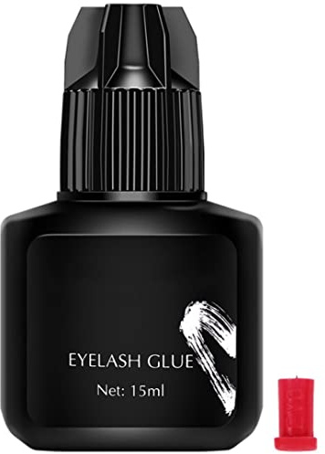 Colla per extension ciglia Adesivo per ciglia Tempo di asciugatura di 5 secondi Robusta colla professionale per per saloni 15ML