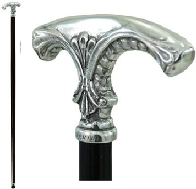 Bastón Derby, Elegante y Lujoso, ortopédico Personalizado para Hombres y Mujeres Mayores | Bastón Artesanal de Madera Negra, Vintage, Coleccionable, Elegante | Artesanal Cavagnini