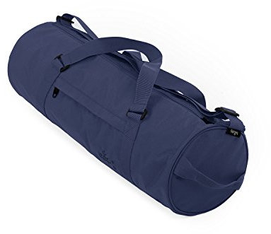 Bodhi Yogatasche ASANA City Bag, groß & geräumig, Yogamattentasche mit Schulterband und Handtrageband, spritzwasserfest (dunkelblau)