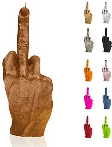 Candellana Mittelfinger Kerze Aesthetic 80 x 75 x 221 mm - Kerzen Aesthetic 3D - Candles Aesthetic - Dekorative Kerzen Geschenk - Aesthetic Candle - Dekokerze - Kerze Dekorativ - Candle Decoration