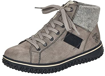 Rieker Z4230, Damen Stiefeletten, Grau (grey/fog/schwarz 40), 38 EU (5 UK)