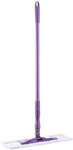 Mery | Mocio in Microfibra con Bastone telescopico | Trappola per Polvere | Lavabile | Ecologico | Torsione a 360° | Viola e Lilla | Misure: 140x45x15 cm