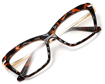 FEISEDY Cateye Lesebrille Blaulichtfilter Damen Anti-Blaulicht Leser Brille Vintage Katzenauge Computerbrille B2596